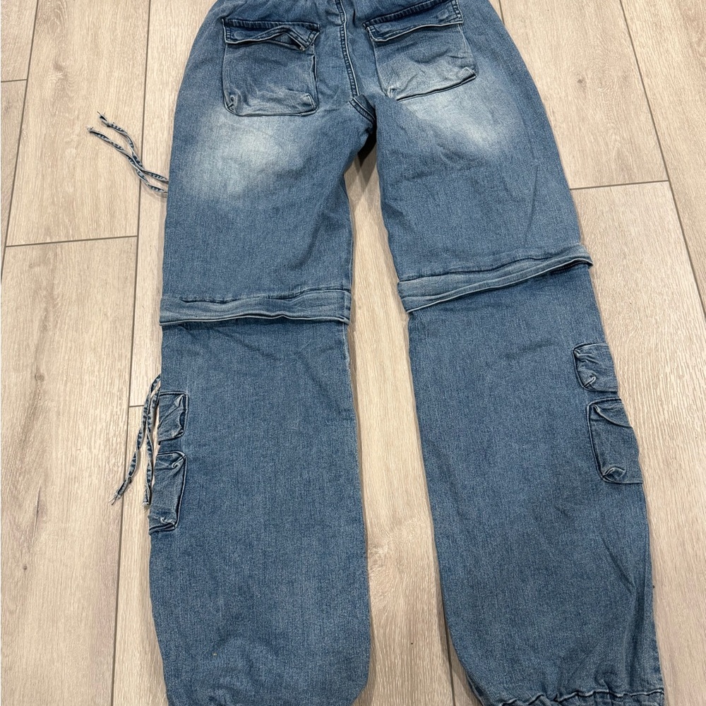 Stylish Blue Women's Jeans - Picture 4 of 5